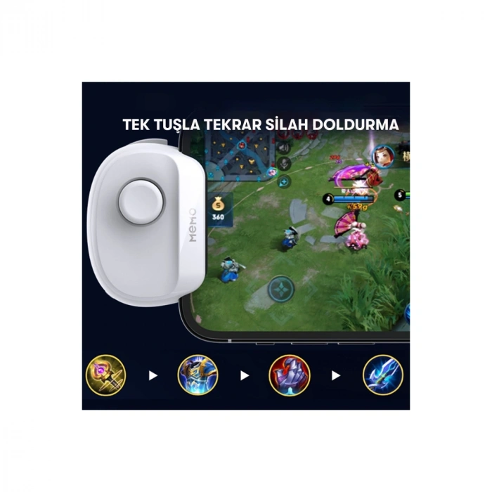 Memo Mb01 Oyun Tuşu - Siyah