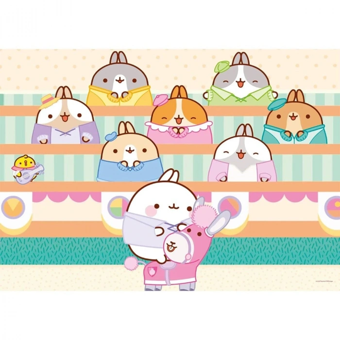 Mol 709 Molang 50 Parça Lisanslı Puzzle