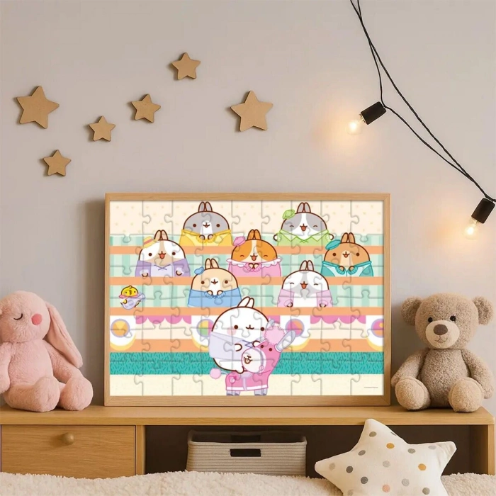 Mol 709 Molang 50 Parça Lisanslı Puzzle