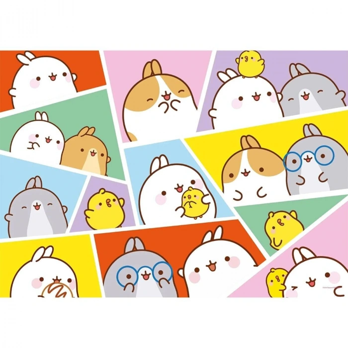 Mol 714 Molang 100 Parça Lisanslı Puzzle