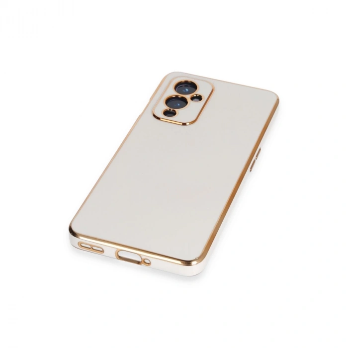 One Plus 9 Kılıf Volet Silikon - Beyaz