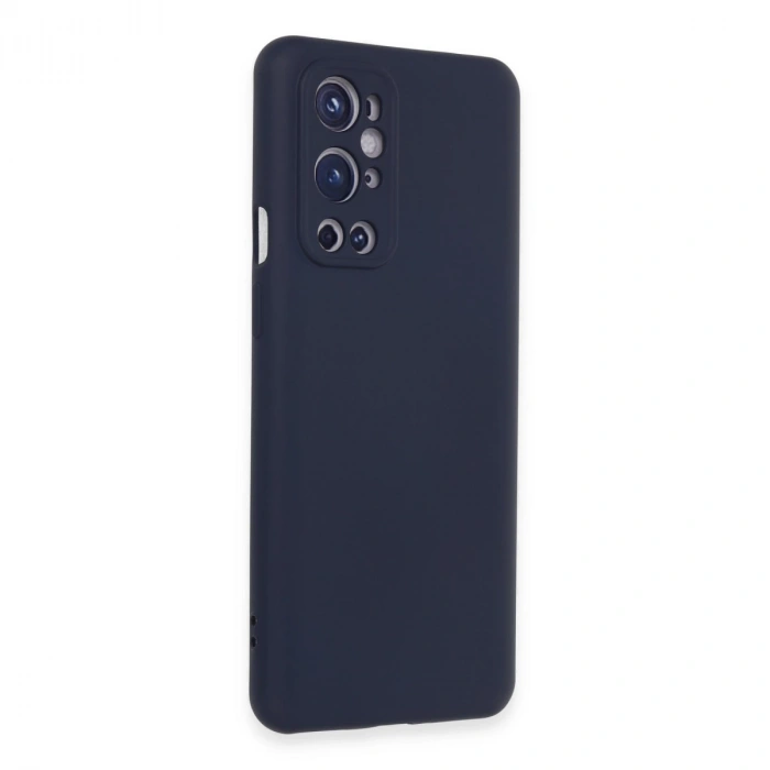 One Plus 9 Pro Kılıf Nano İçi Kadife Silikon - Lacivert