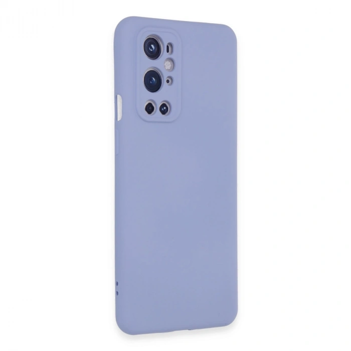 One Plus 9 Pro Kılıf Nano İçi Kadife Silikon - Lila