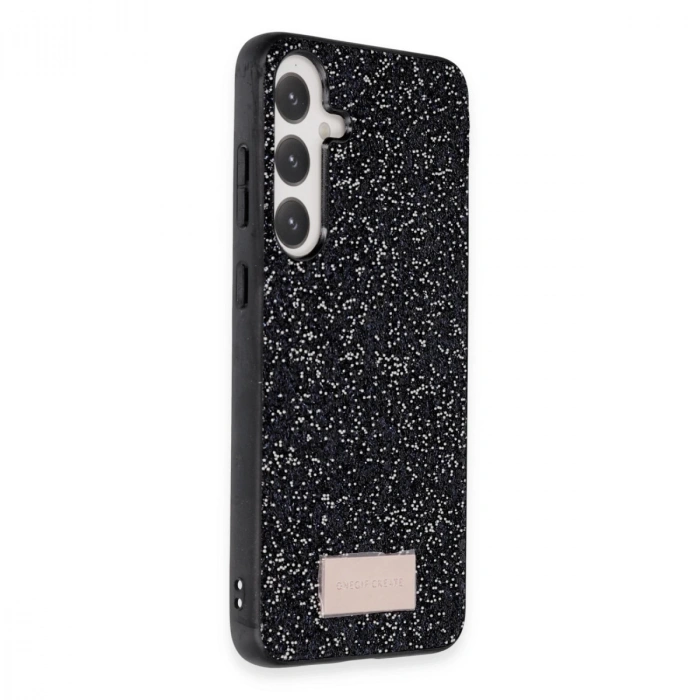 Onegif Samsung Galaxy A25 5g Bright Simli Kapak - Siyah