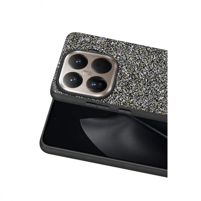 Onegif Xiaomi Mi 15t Pro Bright Simli Kapak - Gold