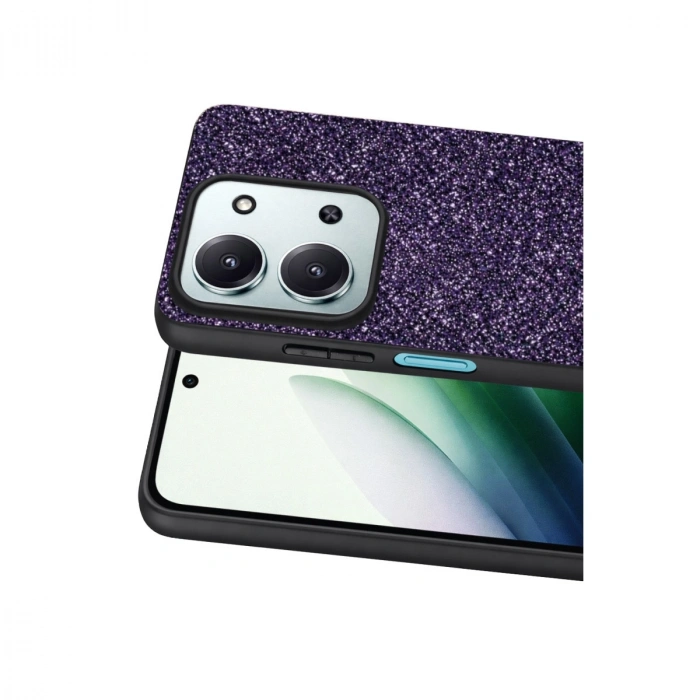 Onegif Xiaomi Redmi 15c 4g Bright Simli Kapak - Derin Mor