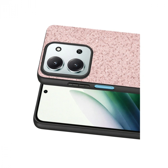 Onegif Xiaomi Redmi 15c 4g Bright Simli Kapak - Pembe