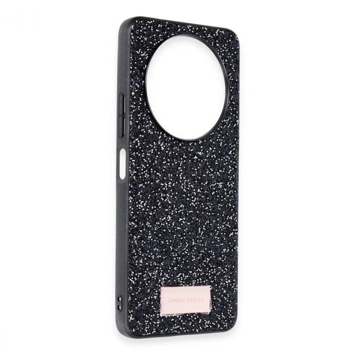 Onegif Xiaomi Redmi A3 4g Bright Simli Kapak - Siyah