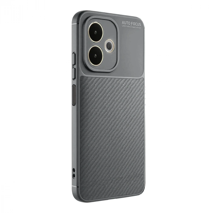 Oppo A5 Pro 4g Kılıf Auto Focus Karbon Kapak - Gri