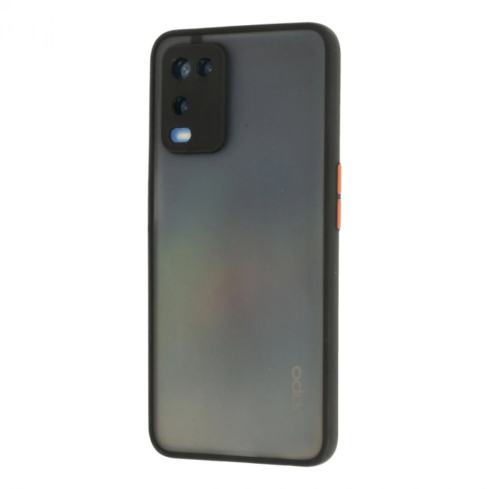 Oppo A54 4g Kılıf Montreal Silikon Kapak - Siyah