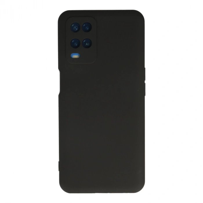 Oppo A54 4g Kılıf Nano İçi Kadife Silikon - Siyah