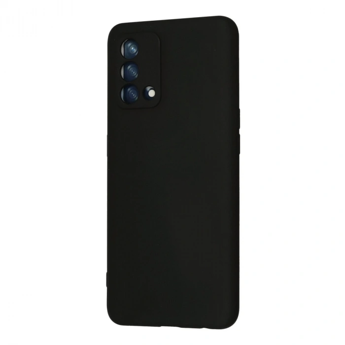 Oppo A74 4g Kılıf Nano İçi Kadife Silikon - Siyah