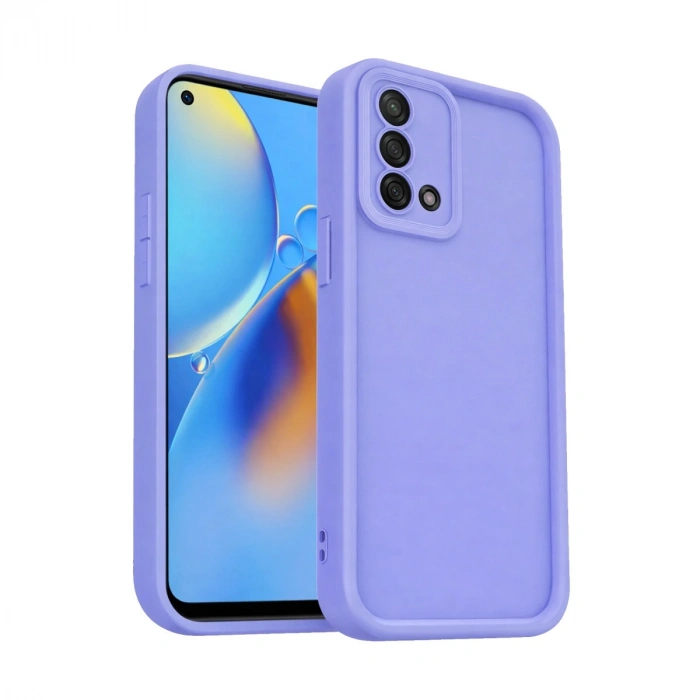 Oppo A74 4g Kılıf Viera Silikon - Lila