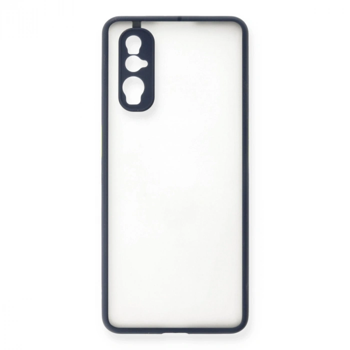 Oppo Find X2 Kılıf Montreal Silikon Kapak - Lacivert