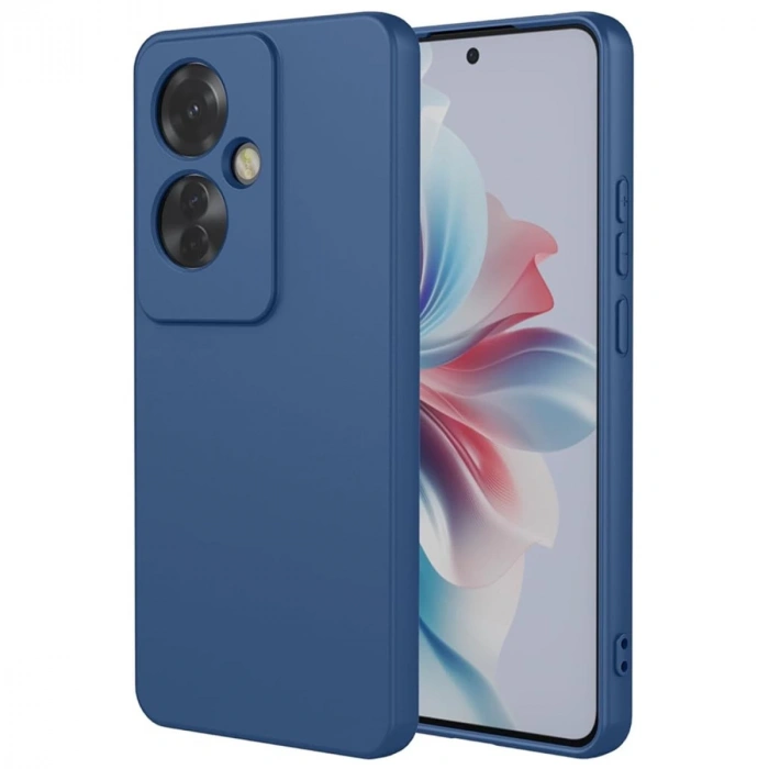 Oppo Reno 11f Kılıf First Silikon - Lacivert