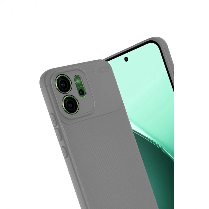 Oppo Reno 14f Auto Focus Karbon Kapak - Gri