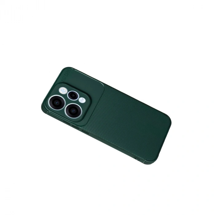 Oppo Reno 15 Auto Focus Karbon Kapak - Koyu Yeşil