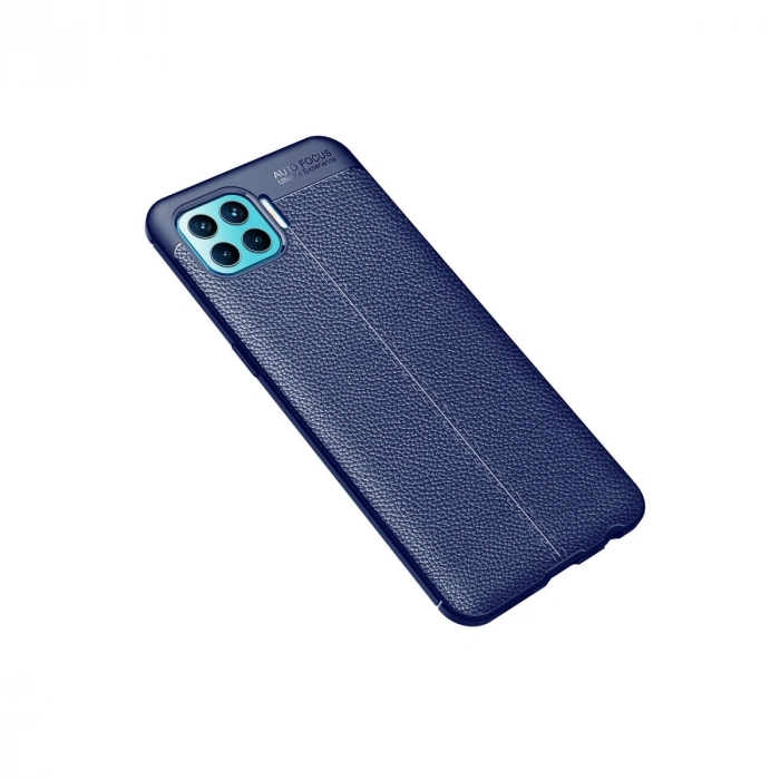 Oppo Reno 4 Lite Kılıf Auto Focus Kapak - Lacivert