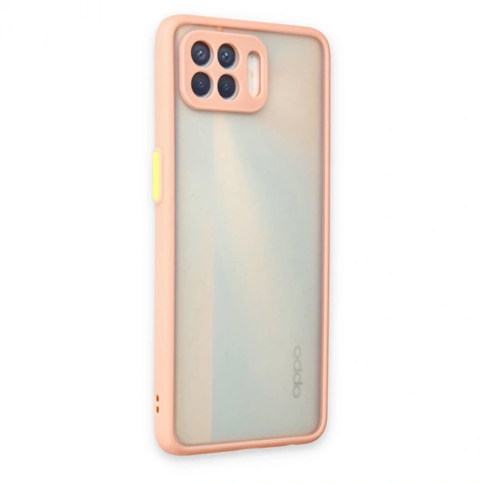 Oppo Reno 4 Lite Kılıf Montreal Silikon Kapak - Pembe