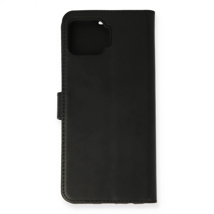 Oppo Reno 4 Lite Kılıf Trend S Plus Kapaklı Kılıf - Siyah