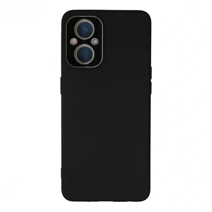 Oppo Reno 7 Lite Kılıf Lansman Glass Kapak - Siyah