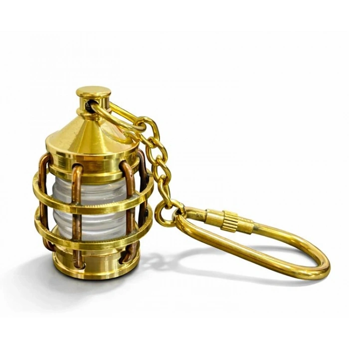 Pirinç Anahtarlık Gemi Lambası 2098b