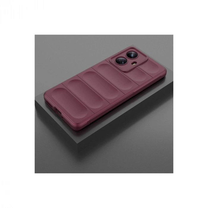 Realme 10 Pro 5g Kılıf Optimum Silikon - Bordo
