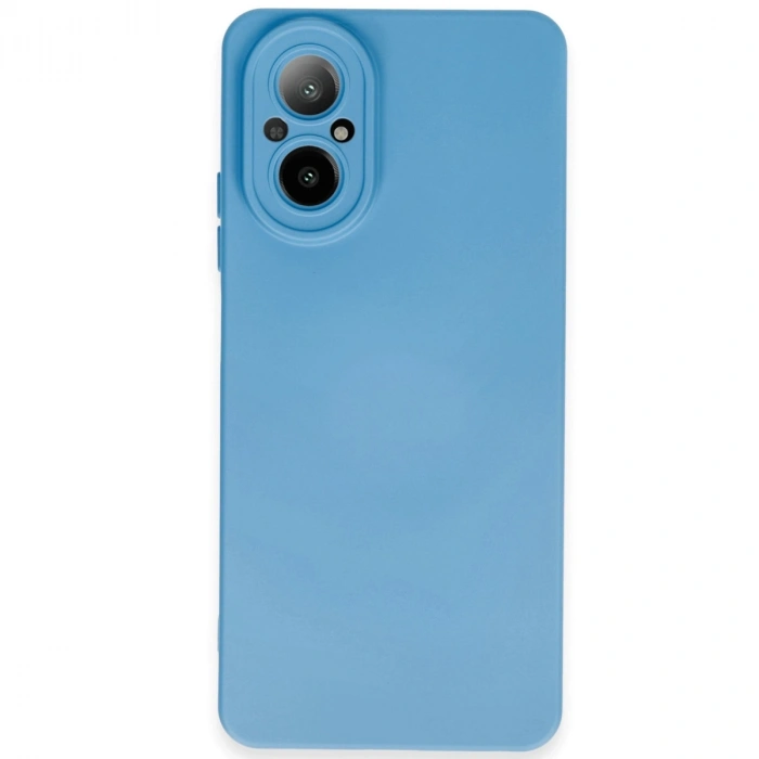 Realme 12 Lite Kılıf Nano İçi Kadife Silikon - Mavi