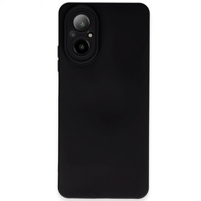 Realme 12 Lite Kılıf Nano İçi Kadife Silikon - Siyah