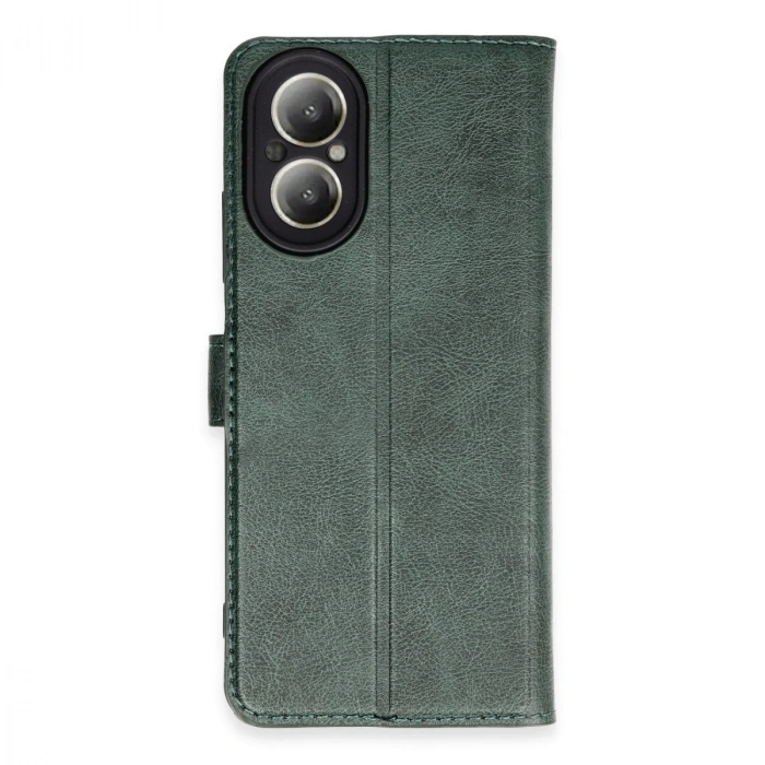 Realme 12 Lite Kılıf Trend S Plus Kapaklı Kılıf - Yeşil