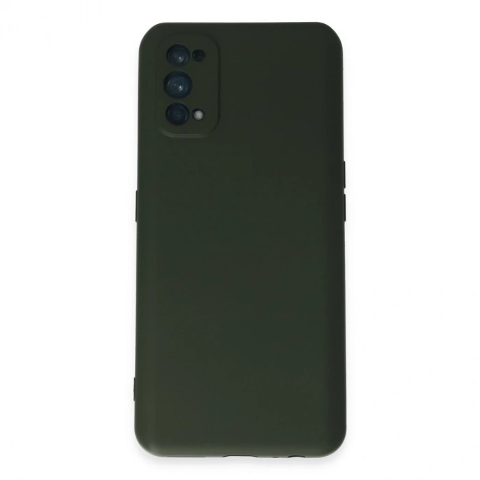 Realme 7 Pro Kılıf Nano İçi Kadife Silikon - Koyu Yeşil