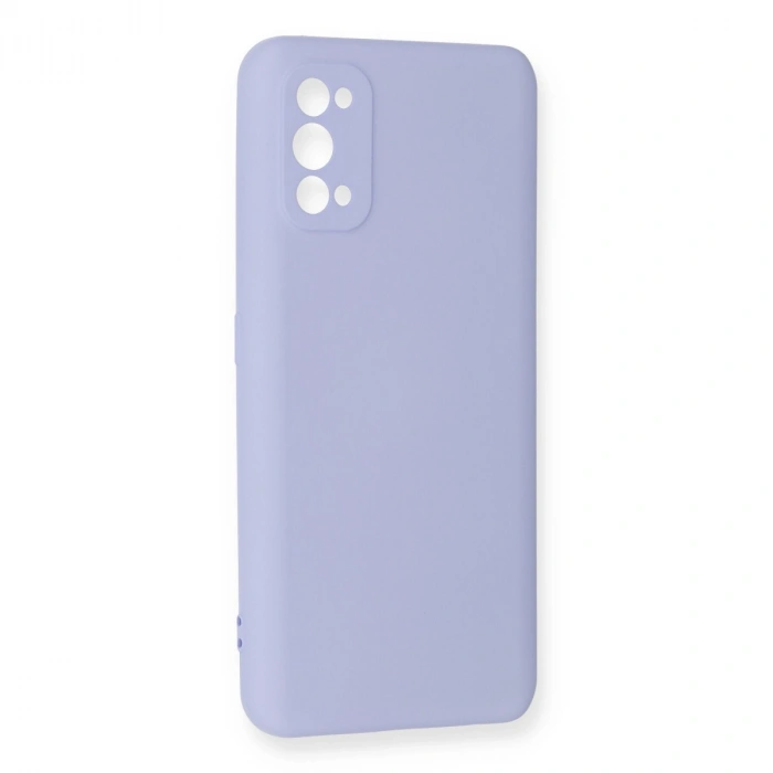 Realme 7 Pro Kılıf Nano İçi Kadife Silikon - Lila
