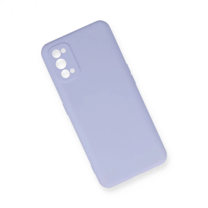 Realme 7 Pro Kılıf Nano İçi Kadife Silikon - Lila