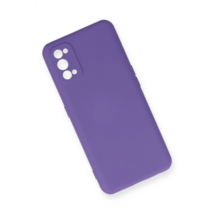 Realme 7 Pro Kılıf Nano İçi Kadife Silikon - Mor