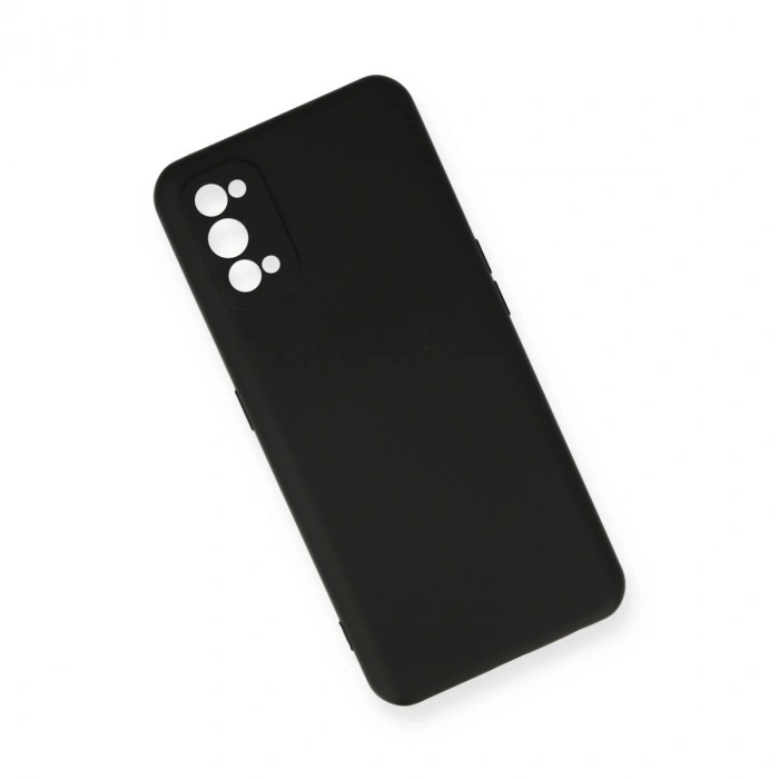 Realme 7 Pro Kılıf Nano İçi Kadife Silikon - Siyah