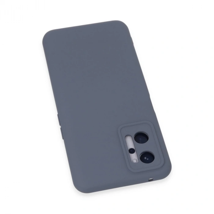 Realme 9i 4g Kılıf Nano İçi Kadife Silikon - Gri