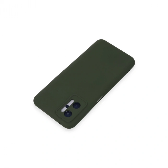 Realme 9i 4g Kılıf Nano İçi Kadife Silikon - Koyu Yeşil