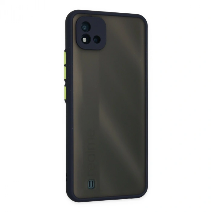 Realme C11 2021 Kılıf Montreal Silikon Kapak - Lacivert