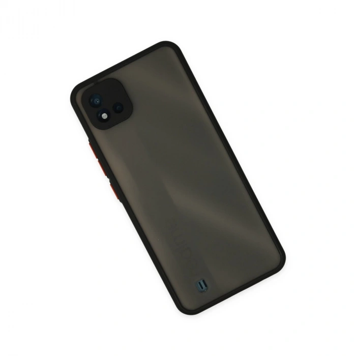 Realme C11 2021 Kılıf Montreal Silikon Kapak - Siyah