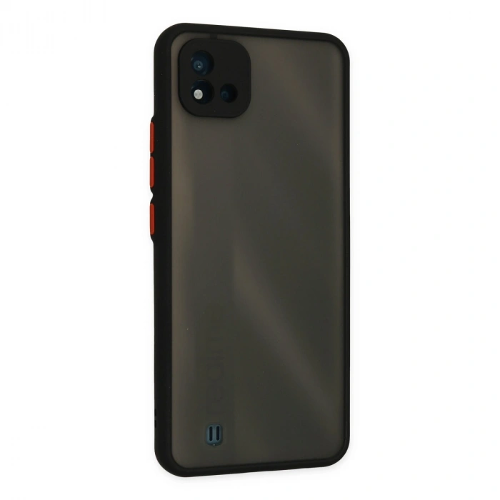Realme C11 2021 Kılıf Montreal Silikon Kapak - Siyah