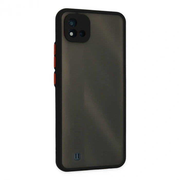 Realme C11 2021 Kılıf Montreal Silikon Kapak - Siyah