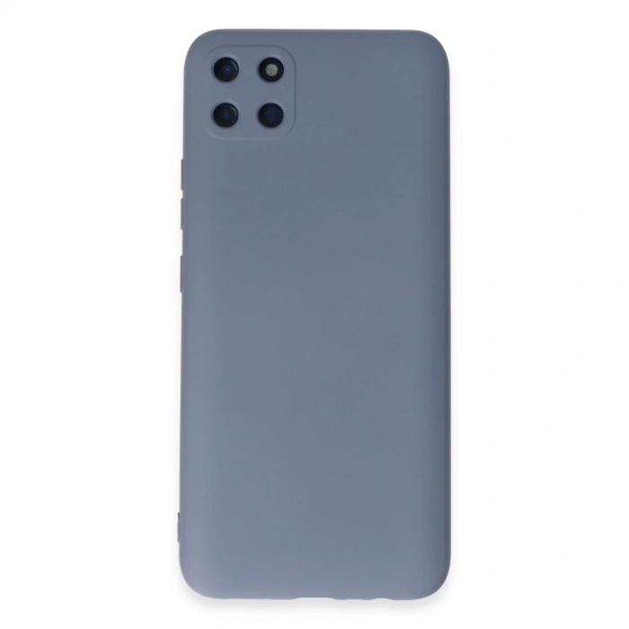 Realme C11 Kılıf Nano İçi Kadife Silikon - Gri