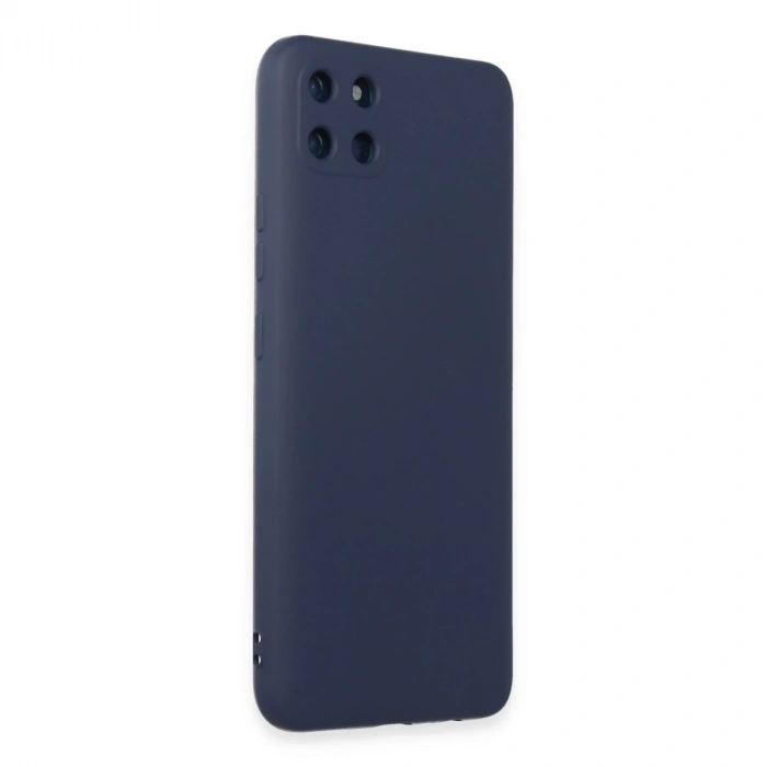 Realme C11 Kılıf Nano İçi Kadife Silikon - Lacivert