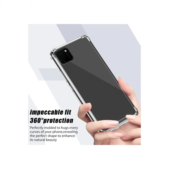 Realme C11 Kılıf Olex Tpu Silikon - Şeffaf