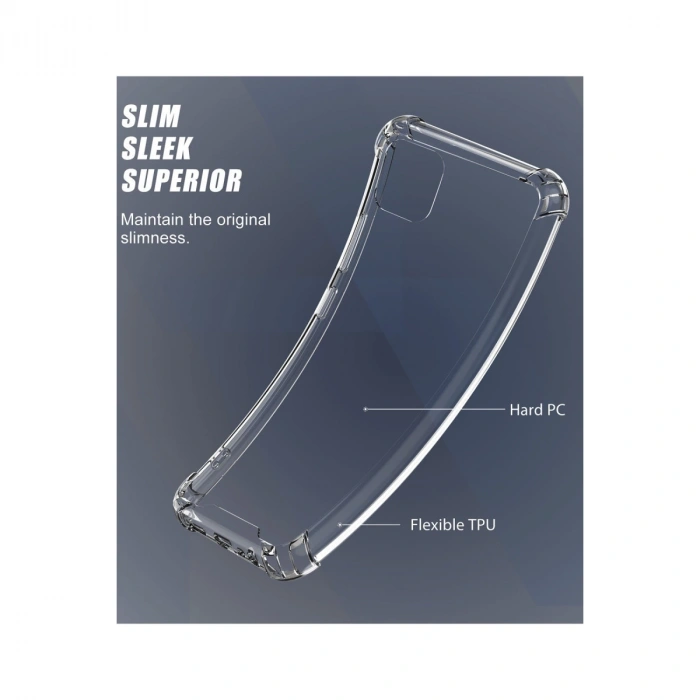 Realme C11 Kılıf Olex Tpu Silikon - Şeffaf