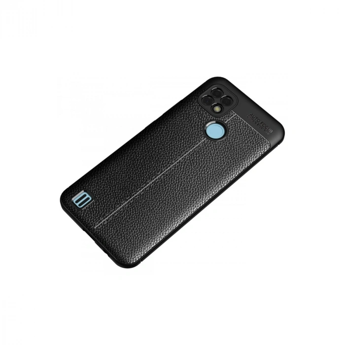 Realme C21 Kılıf Auto Focus Kapak - Siyah