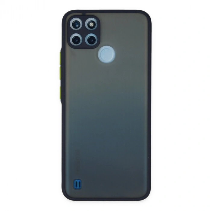 Realme C21y Kılıf Montreal Silikon Kapak - Lacivert