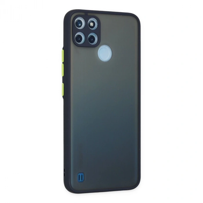 Realme C21y Kılıf Montreal Silikon Kapak - Lacivert