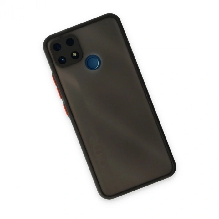 Realme C25 Kılıf Montreal Silikon Kapak - Siyah