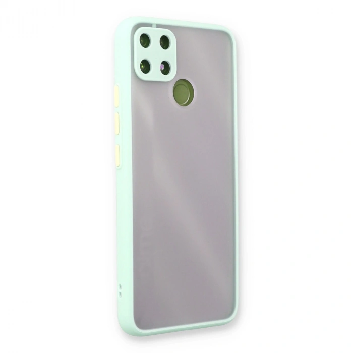 Realme C25 Kılıf Montreal Silikon Kapak - Turkuaz